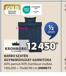 JYSK Kronborg Barbo Szatén Ágyneműhuzat-garnitúra ajánlat