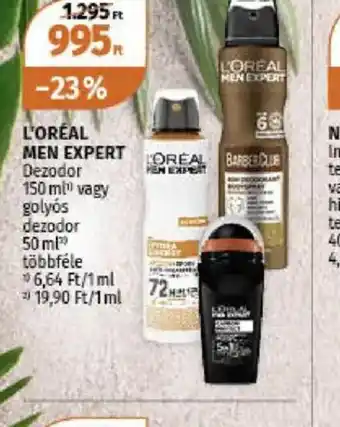 Müller L'Oréal Men Expert Dezodoráns ajánlat