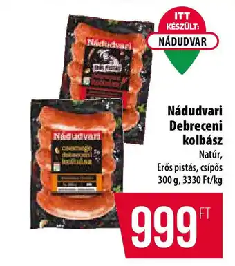 Coop Nádudvari Debreceni kolbász ajánlat