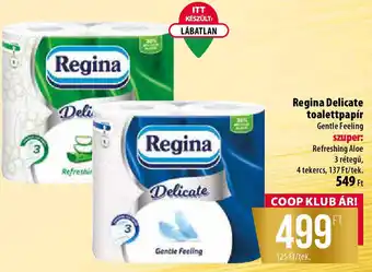 Coop Regina Delicate toalettpapír ajánlat