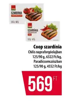 Coop Coop szardínia ajánlat