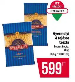 Coop Gyermelyi 4 tojásos tészta ajánlat