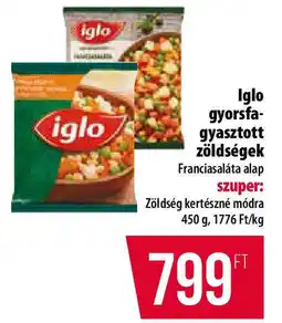 Coop Iglo gyorsfagyasztott zöldségek ajánlat