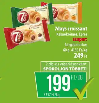 Coop 7days croissant ajánlat