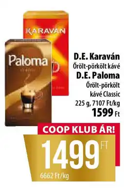 Coop D.E. Karaván / D.E. Paloma ajánlat