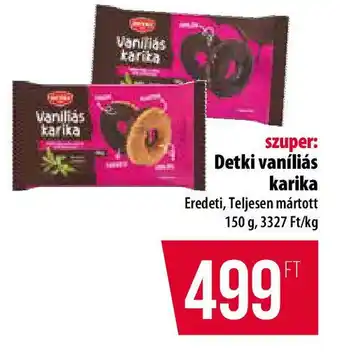 Coop Detki vaníliás karika ajánlat