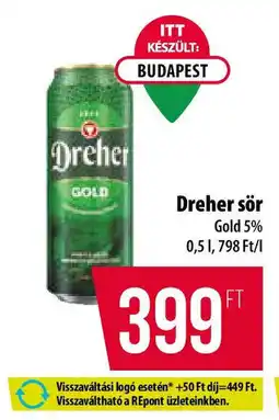 Coop Dreher sör ajánlat