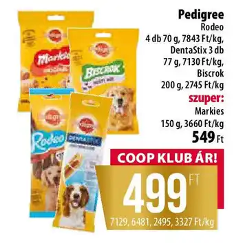 Coop Pedigree ajánlat