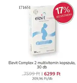 Rossmann Elevit complex 2 multivitamin kapszula ajánlat