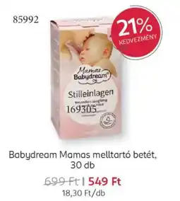 Rossmann Babydream Mamas melltartó betét ajánlat