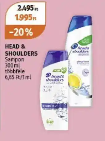 Müller Head & Shoulders Sampon ajánlat