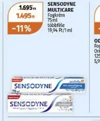 Müller Sensodyne Multicare Fogkrém ajánlat