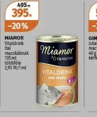 Müller Miamor Vitaldrink ital macskáknak ajánlat