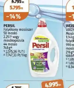 Müller Persil folyékony mosszer ajánlat