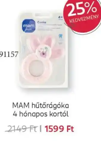 Rossmann MAM hűtőrágóka 4 hónapos kortól ajánlat