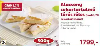 Family Frost Alacsony cukortartalmú túrós rétes ajánlat