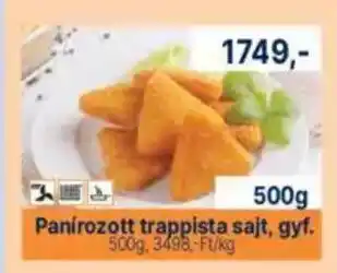 Family Frost Panírozott trappista sajt, gyf. ajánlat