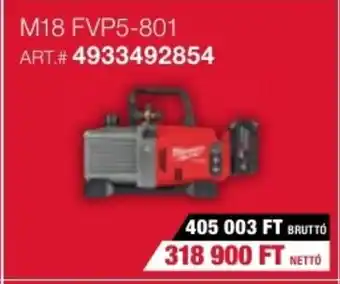 Milwaukeetool M18 FVP5-801 ajánlat