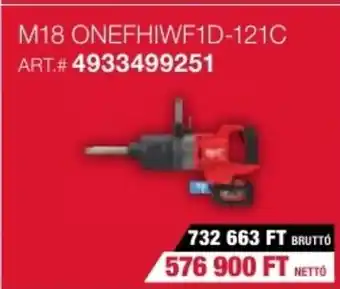 Milwaukeetool M18 ONEFHIWF1D-121C ajánlat