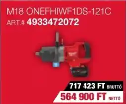 Milwaukeetool M18 ONEFHIWF1DS-121C ajánlat