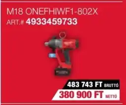 Milwaukeetool M18 ONEFHIWF1-802X ajánlat