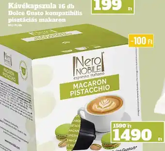 Family Diszkont Kávékapszula 16 db Dolce Gusto kompatibilis pisztáciás makaron ajánlat