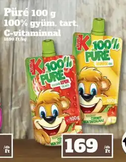 Family Diszkont Püré 100% gyüm. tart. C-vitaminnal ajánlat