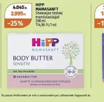 Müller Hipp Mamasanft Body Butter Sensitiv ajánlat