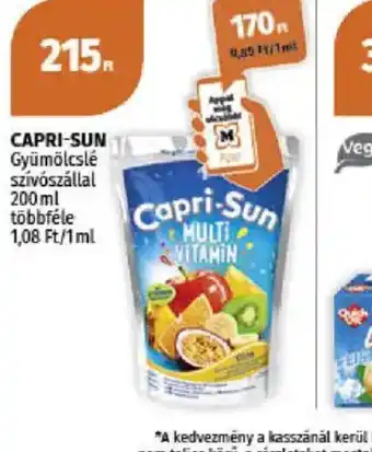 Müller Capri-Sun Gyümölcslé ajánlat