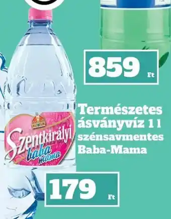 Family Diszkont Természetes ásványvíz szénsavmentes Baba-Mama ajánlat