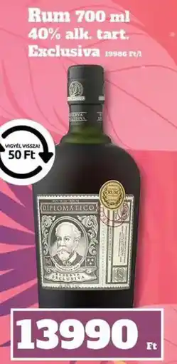 Family Diszkont Rum 40% alk. tart. Exclusiva ajánlat