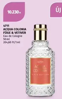 Müller Acqua Colonia Füge & Vetiver eau de cologne ajánlat