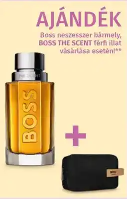 Müller Ajándék boss neszesszer bármely, Boss The Scent férfi illat vásárlása esetén! ajánlat