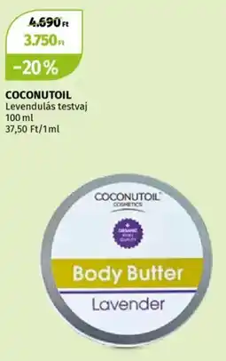 Müller Coconutoil levendulás testvaj ajánlat