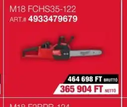 Milwaukeetool M18 FCHS35-122 ajánlat