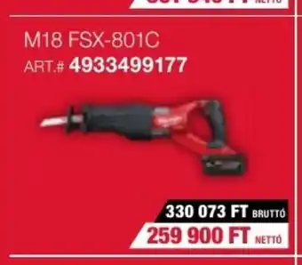 Milwaukeetool M18 FSX-801C ajánlat