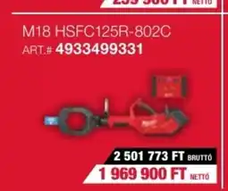 Milwaukeetool M18 HSFC125R-802C ajánlat