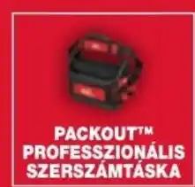 Milwaukeetool PACKOUT™ PROFESSZIONÁLIS SZERSZÁMTÁSKA ajánlat