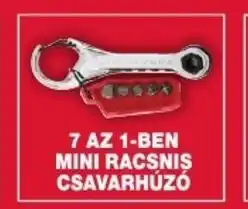 Milwaukeetool 7 AZ 1-BEN MINI RACSNIS CSAVARHÚZÓ ajánlat