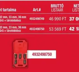 Milwaukeetool 3/4" dugókulcs készlet hosszú - 5 db ajánlat