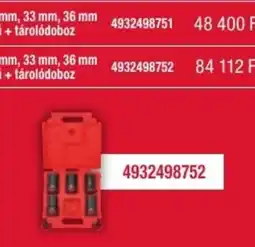 Milwaukeetool 1" Dugókulcs készlet hosszú - 5 db ajánlat