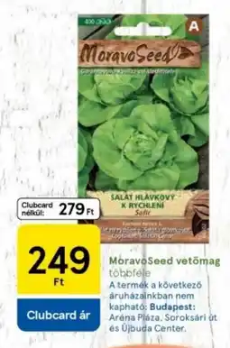 Tesco MoravoSeed vetőmag ajánlat