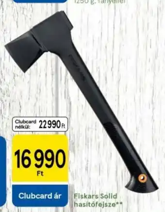 Tesco Fiskars Solid hasítófejsze ajánlat