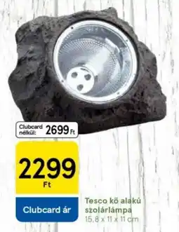 Tesco Tesco kő alakú szolárlámpa ajánlat