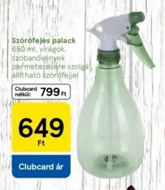 Tesco Szórófejes palack ajánlat