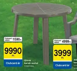 Tesco Giove kerek asztal ajánlat