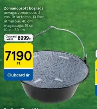 Tesco Zománcozott bogrács ajánlat