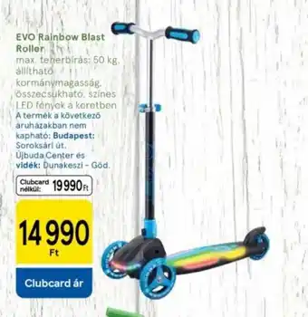 Tesco Evo Rainbow Blast Roller ajánlat