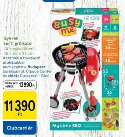 Tesco Gyerek kerti grillsütő ajánlat