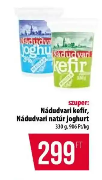 Coop Nádudvari kefír, Nádudvari natúr joghurt ajánlat